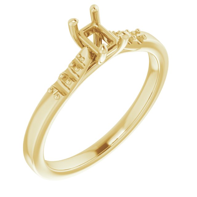Accented Engagement Ring