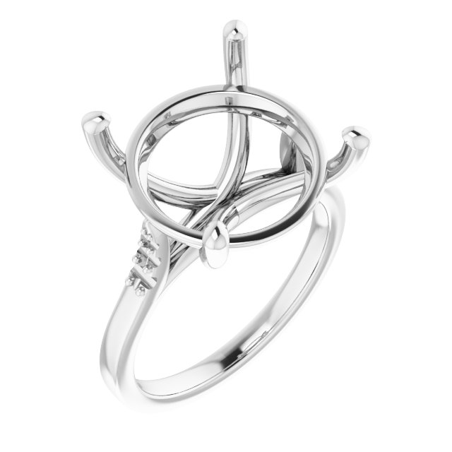 Accented Engagement Ring