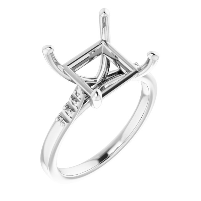Accented Engagement Ring