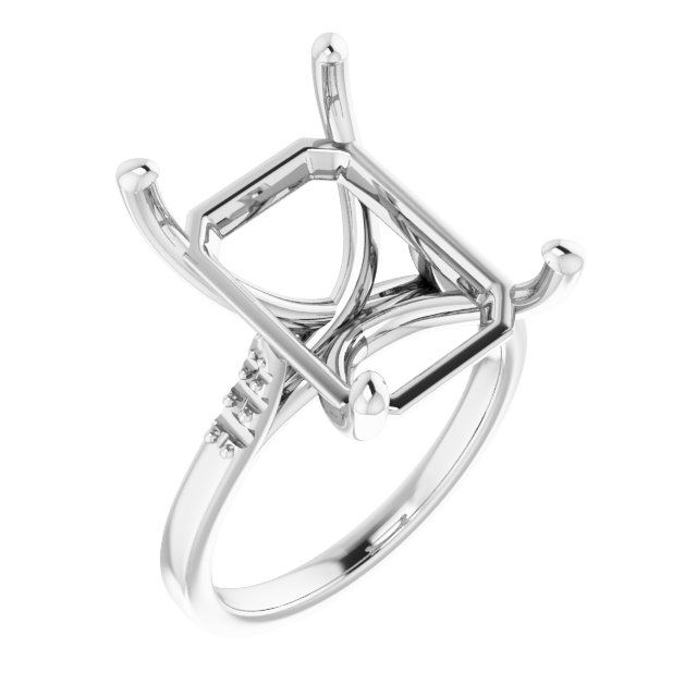 Accented Engagement Ring