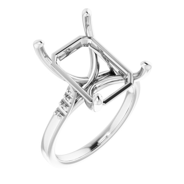 Accented Engagement Ring