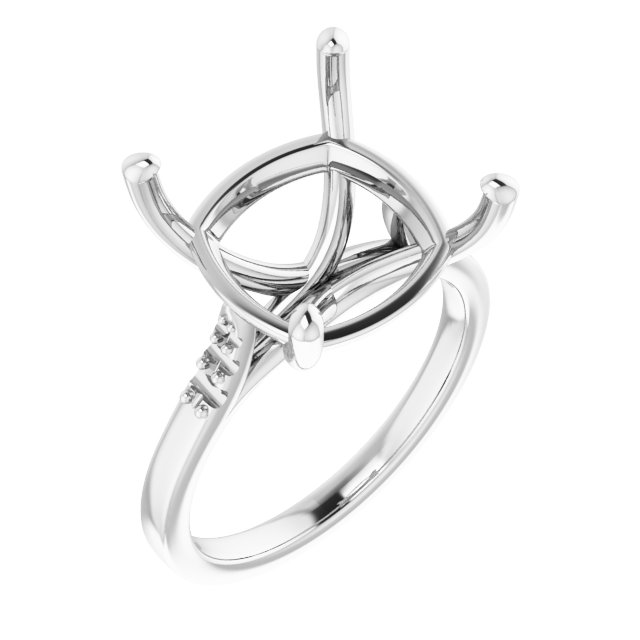 Accented Engagement Ring