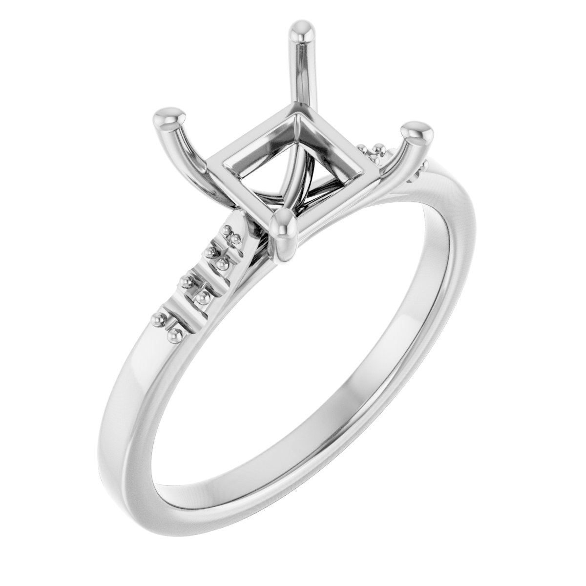 Accented Engagement Ring