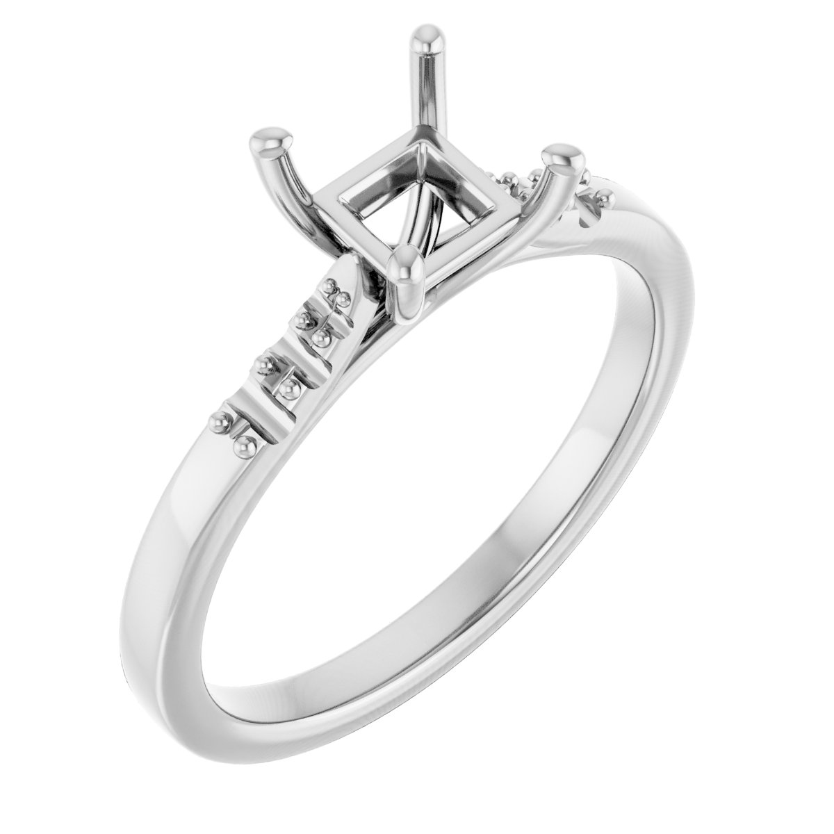 Accented Engagement Ring