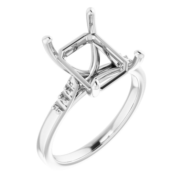 Accented Engagement Ring
