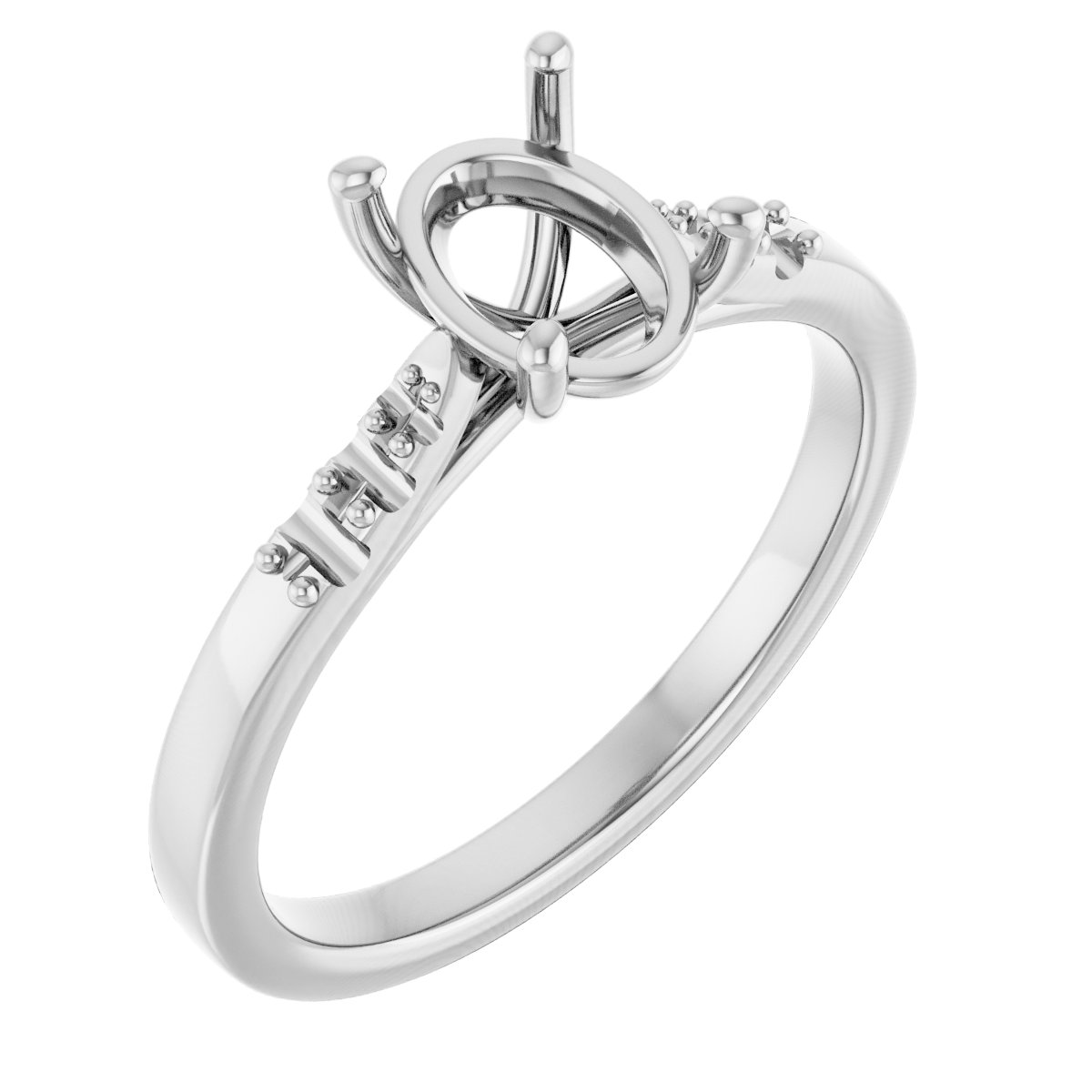 Accented Engagement Ring