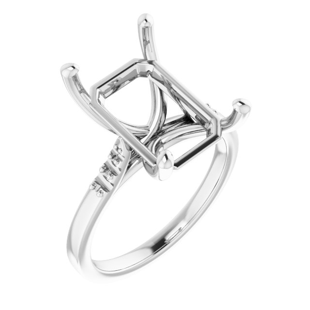 Accented Engagement Ring