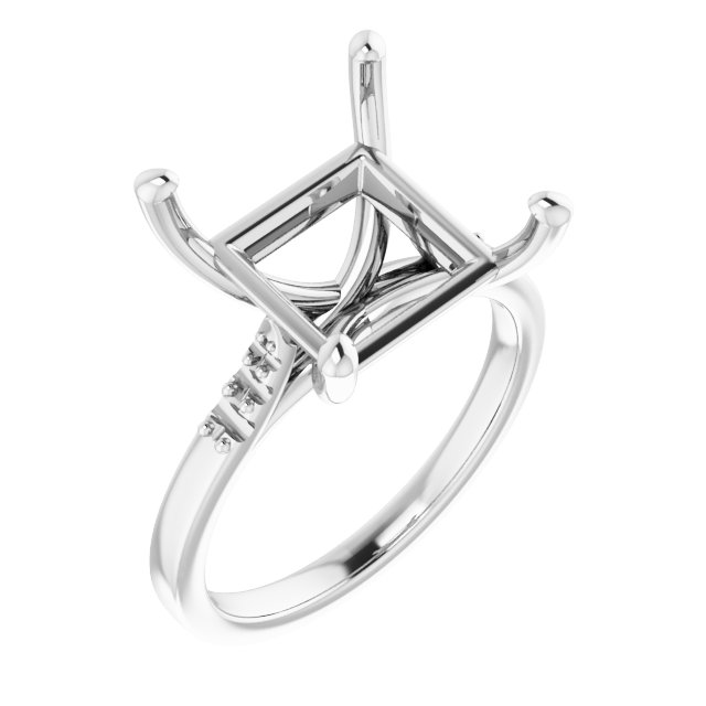 Accented Engagement Ring