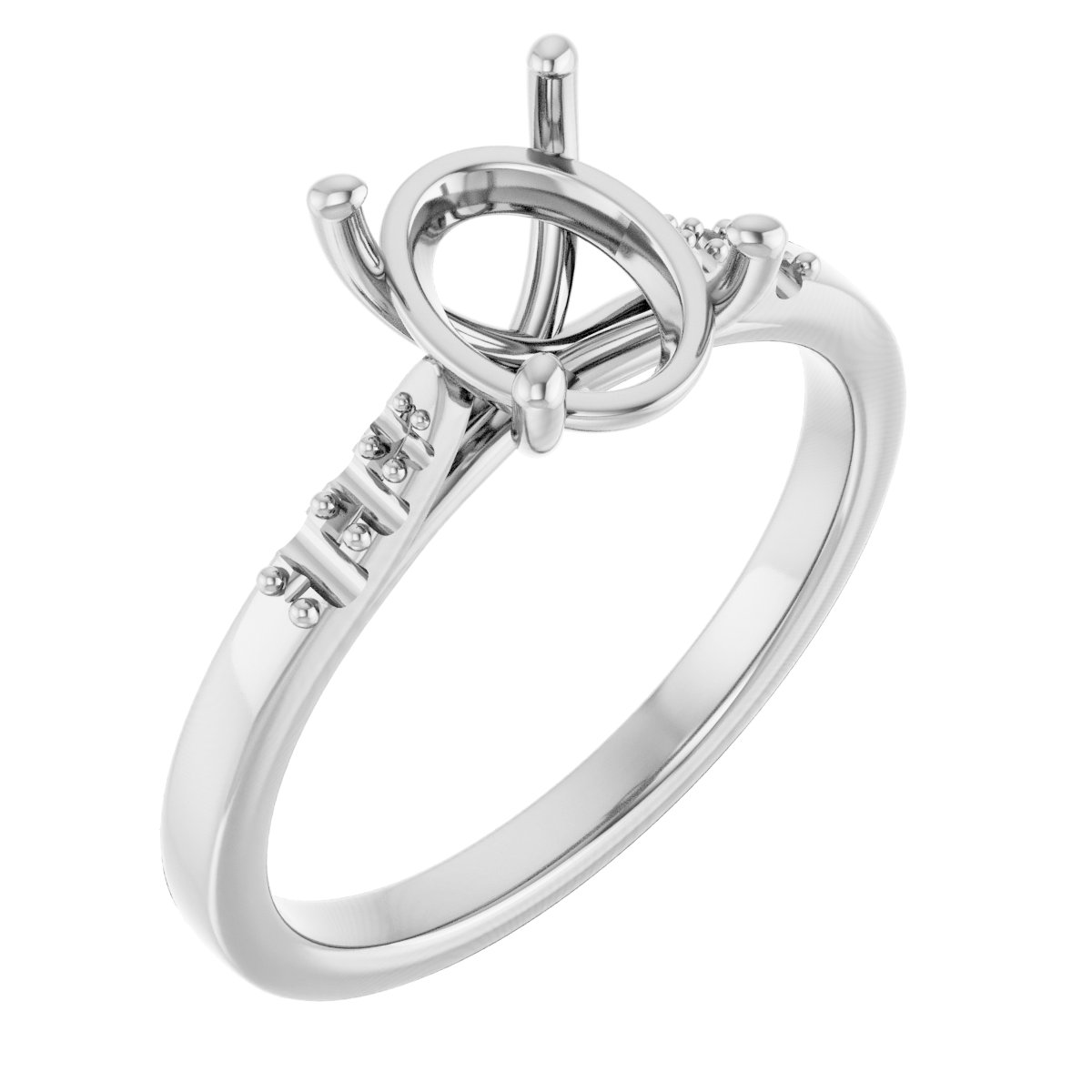 Accented Engagement Ring