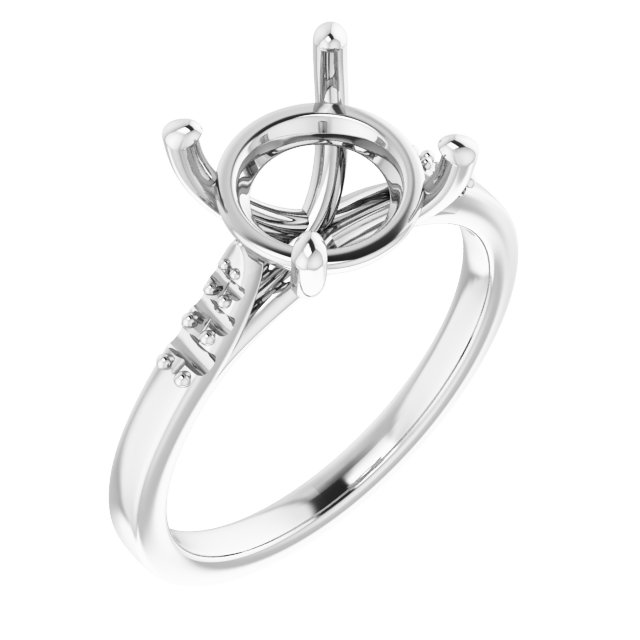 Accented Engagement Ring
