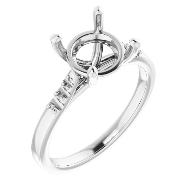 Accented Engagement Ring