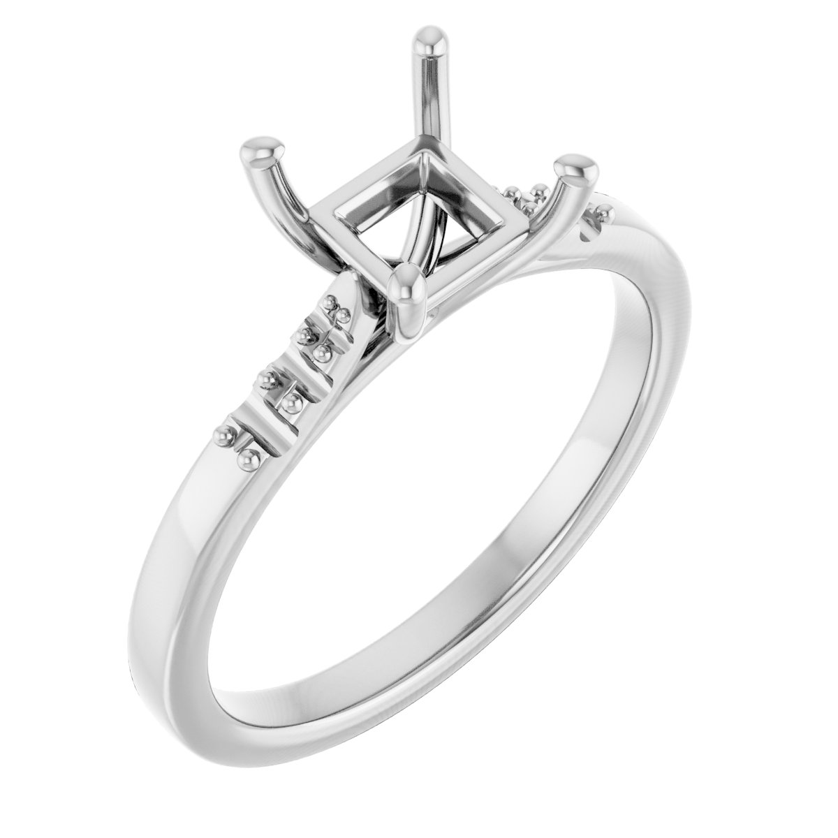 Accented Engagement Ring