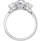 Three-Stone Engagement Ring or Band    