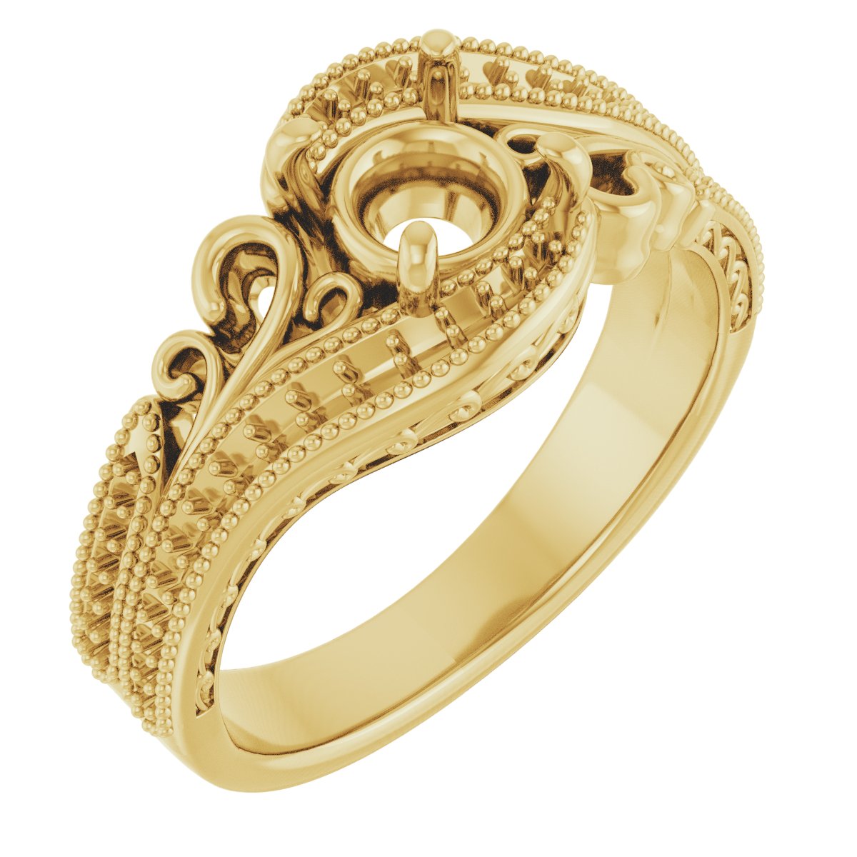 Accented Engagement Ring or Band