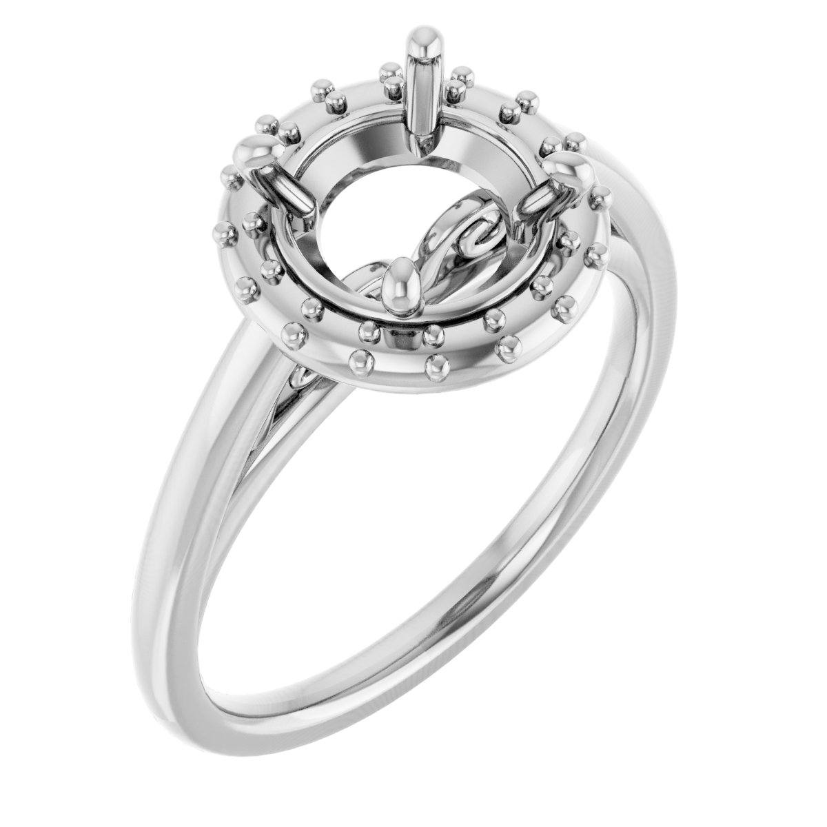 Halo-Style Engagement Ring