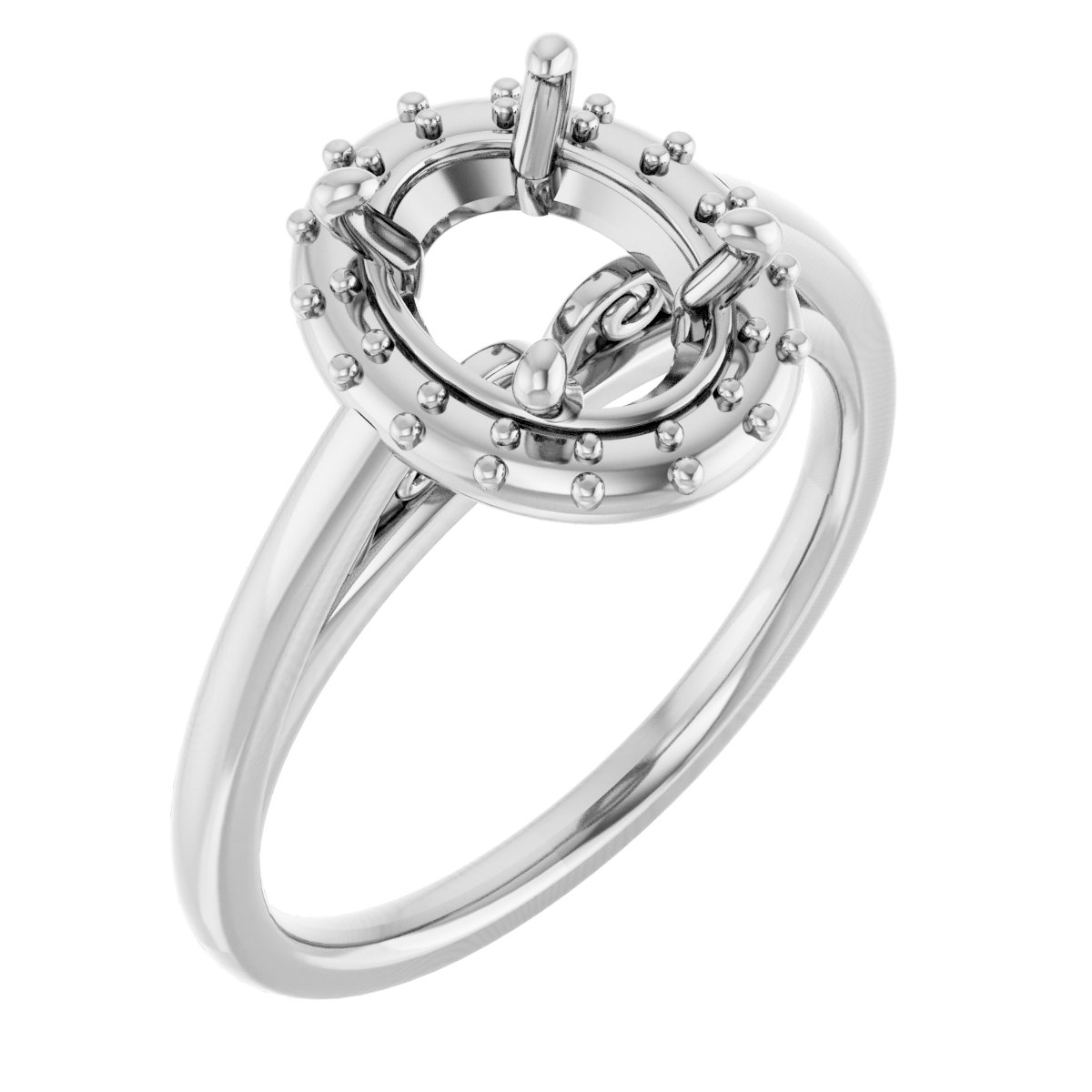 Halo-Style Engagement Ring