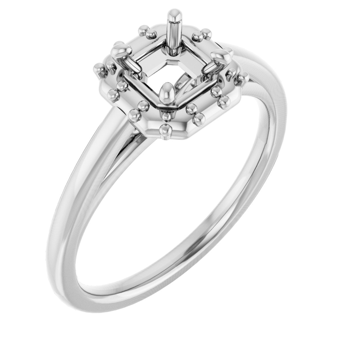 Halo-Style Engagement Ring