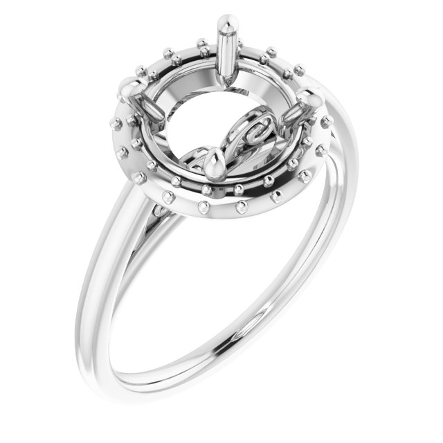 Halo-Style Engagement Ring