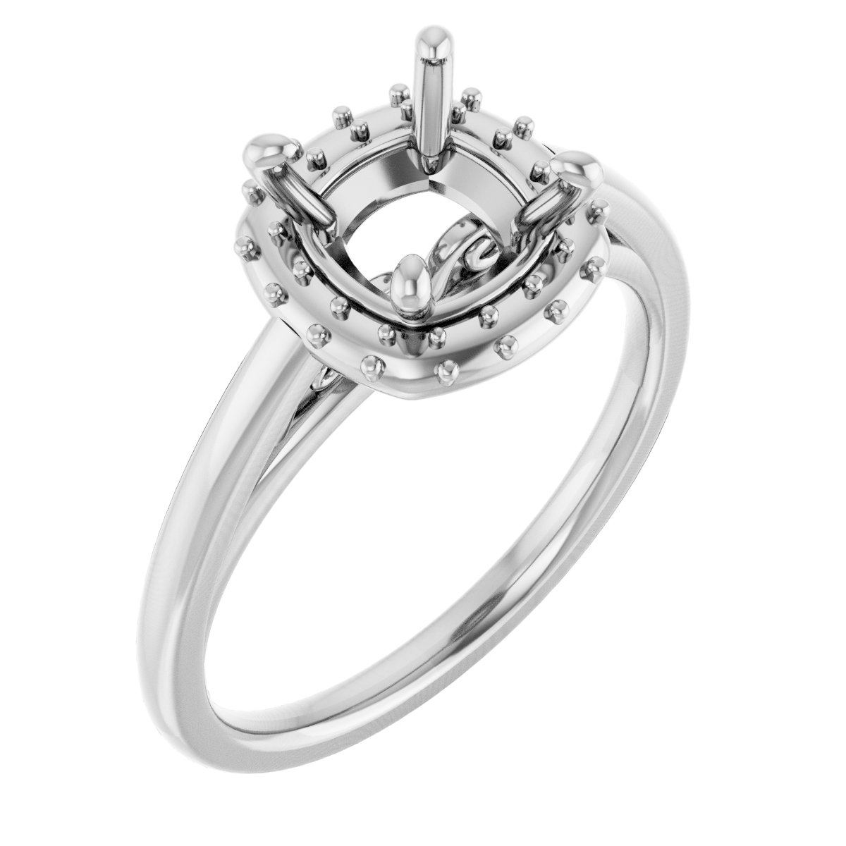 Halo-Style Engagement Ring
