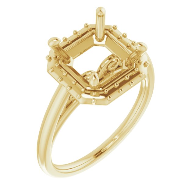 Halo-Style Engagement Ring