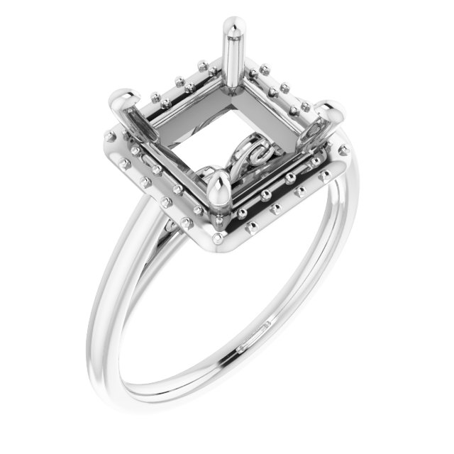 Halo-Style Engagement Ring