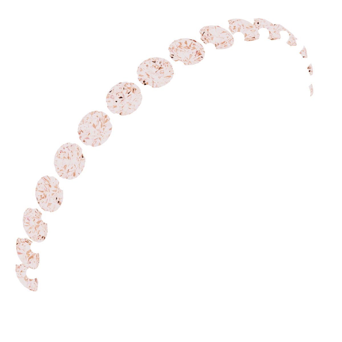14K Rose 1/2 CTW Lab-Grown Diamond Anniversary Band