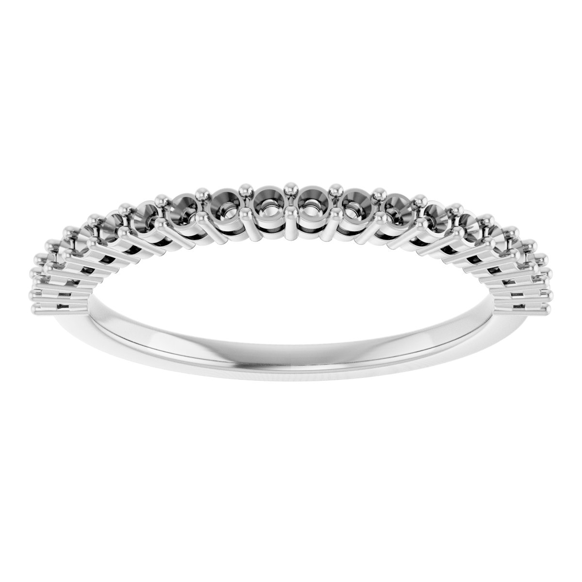 14K White 1/4 CTW Diamond Anniversary Band  