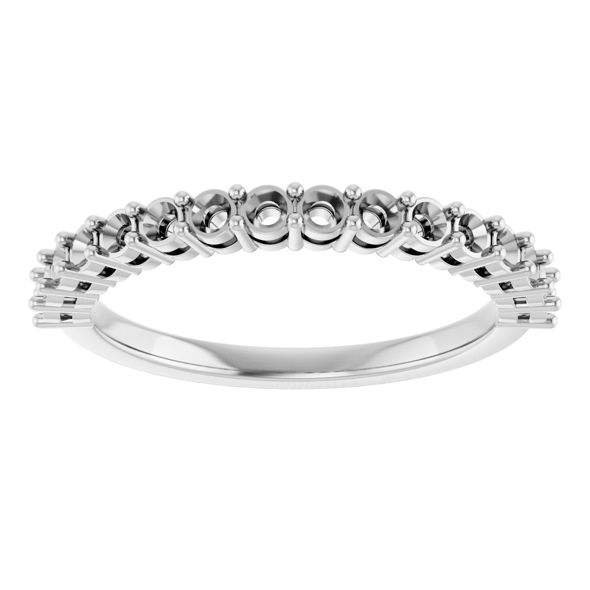 14K White 1/2 CTW Diamond Anniversary Band