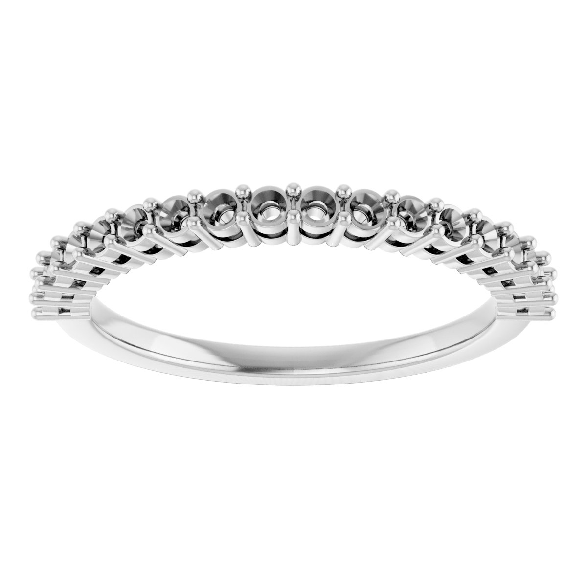 14K White 1/3 CTW Diamond Anniversary Band