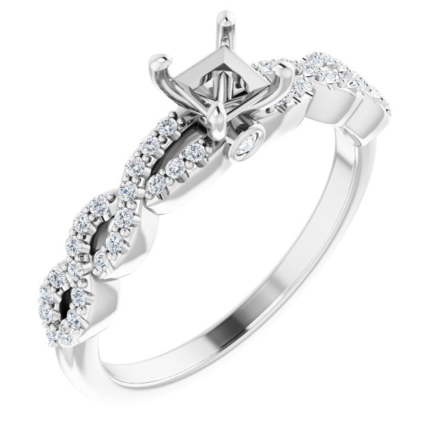 14k White Gold