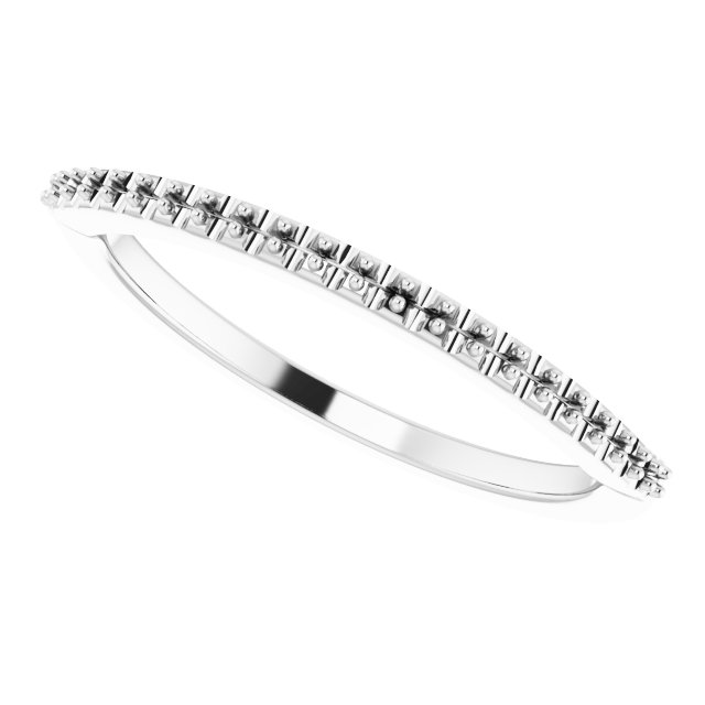 Band Mounting for 6 mm Square Ring view 5