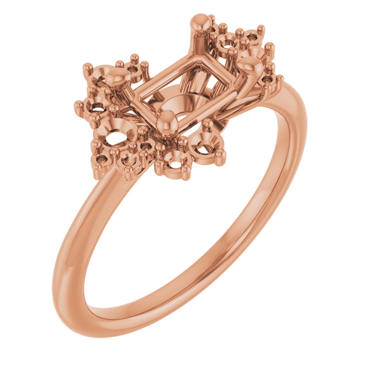 Accented Engagement Ring or Band