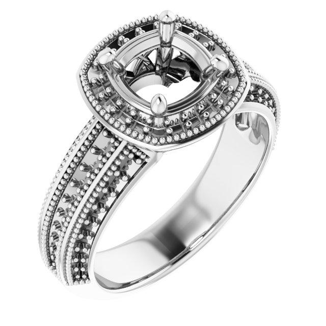 Halo-Style Engagement Ring