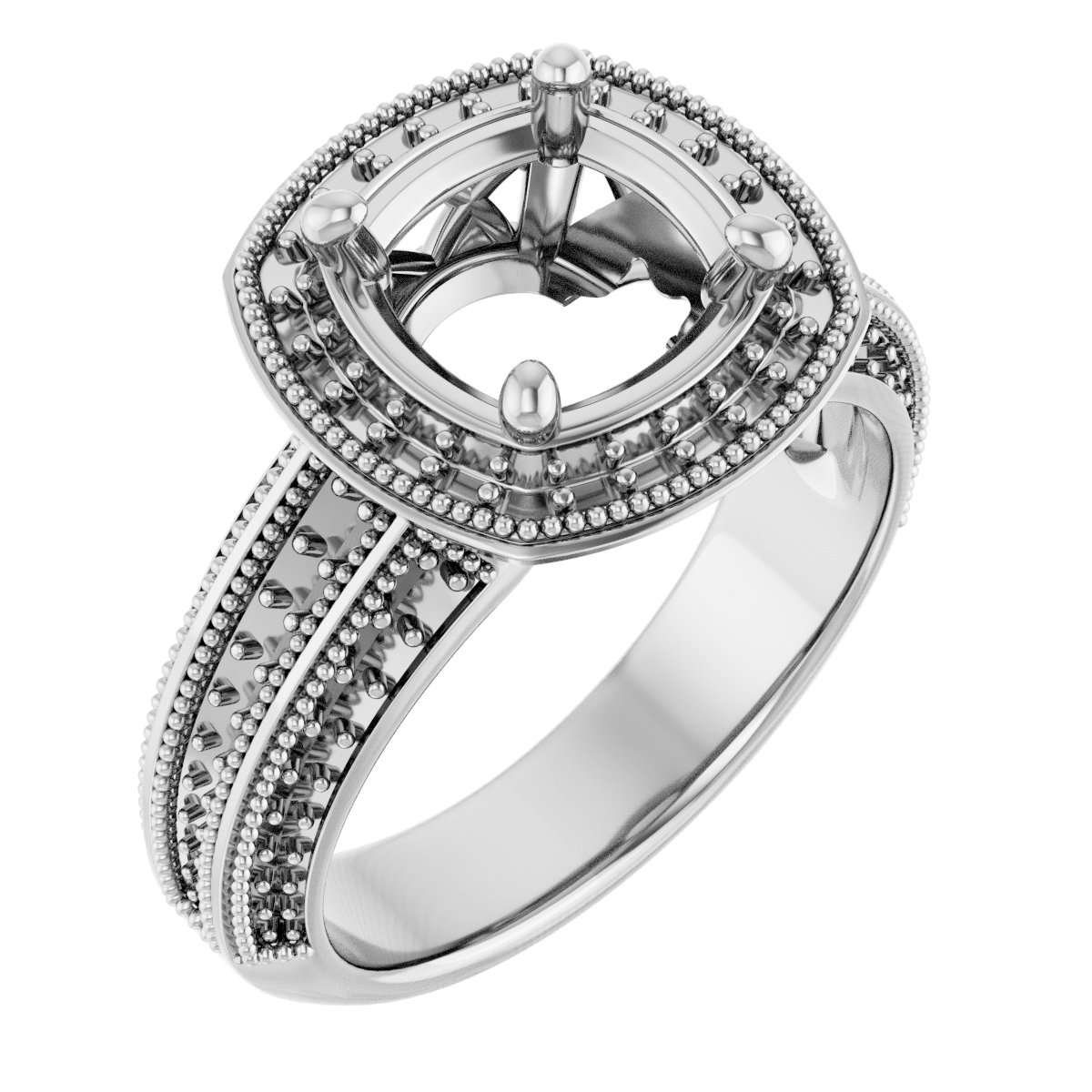 Halo-Style Engagement Ring