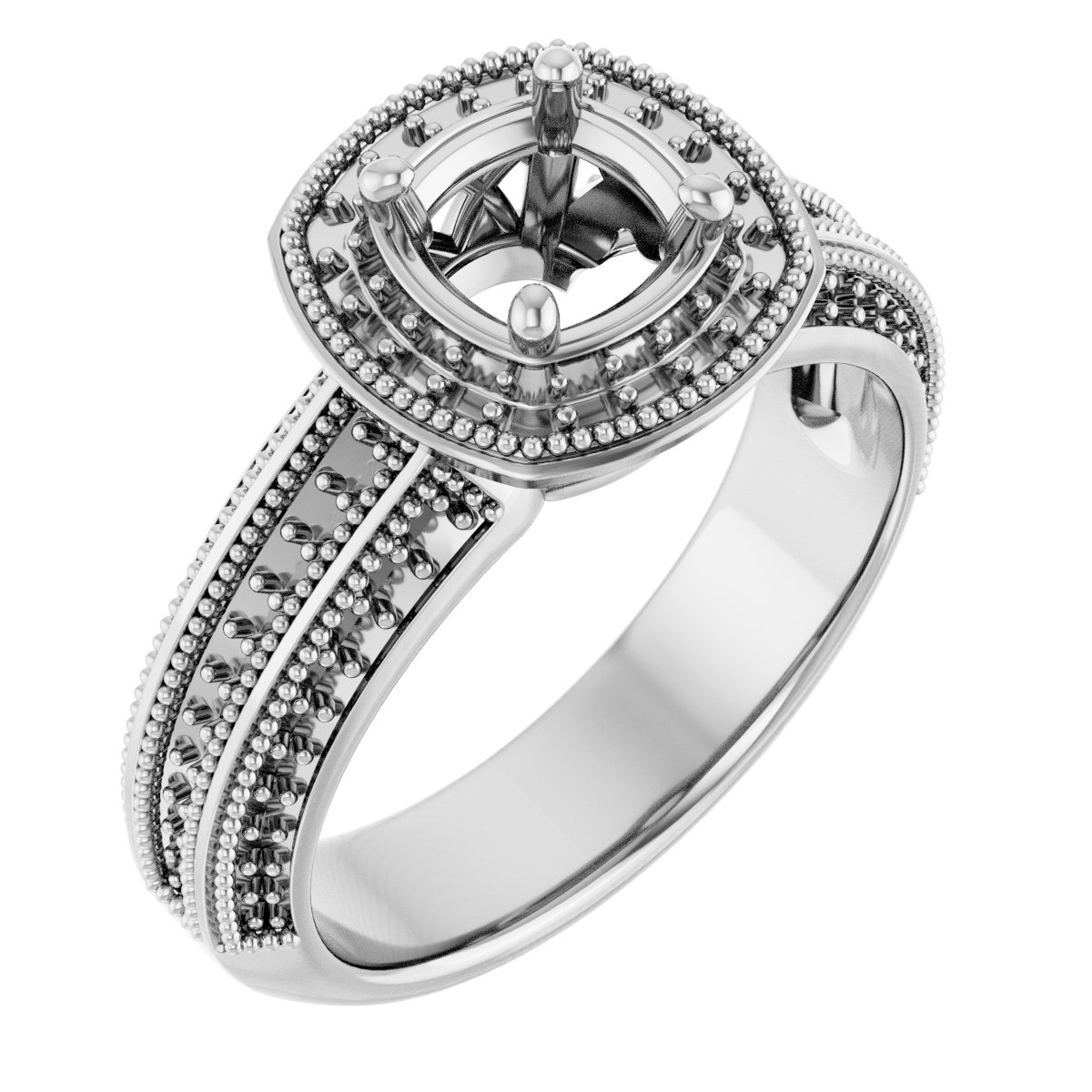 Halo-Style Engagement Ring