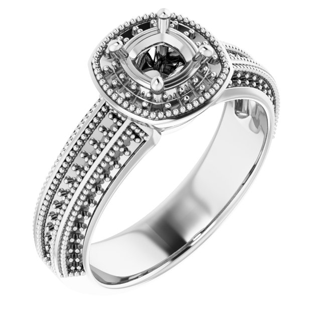 Halo-Style Engagement Ring
