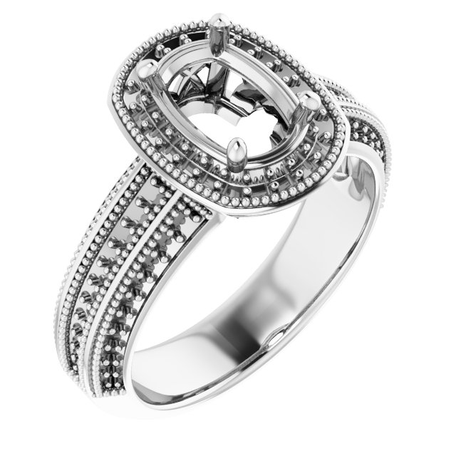 Halo-Style Engagement Ring