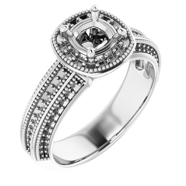 Halo-Style Engagement Ring
