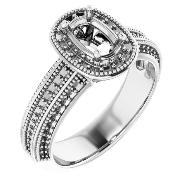 Halo-Style Engagement Ring