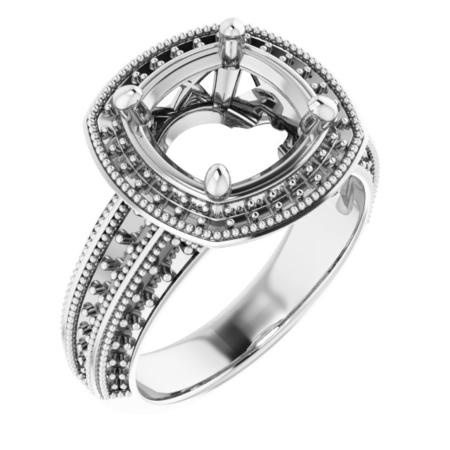 Halo-Style Engagement Ring