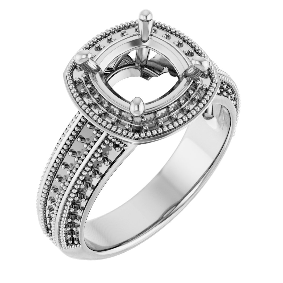 Halo-Style Engagement Ring