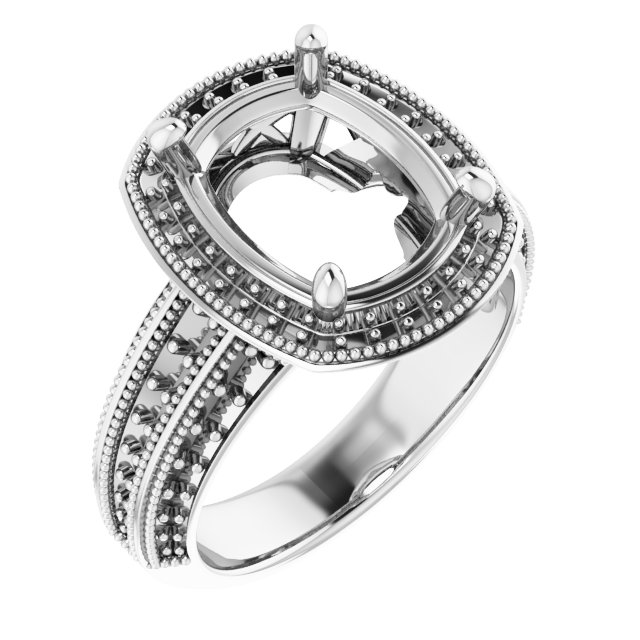 Halo-Style Engagement Ring