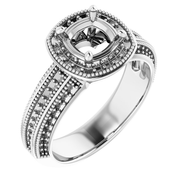 Halo-Style Engagement Ring