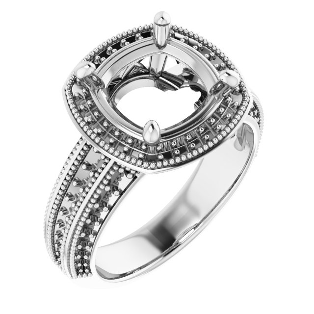 Halo-Style Engagement Ring