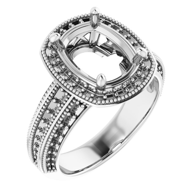Halo-Style Engagement Ring