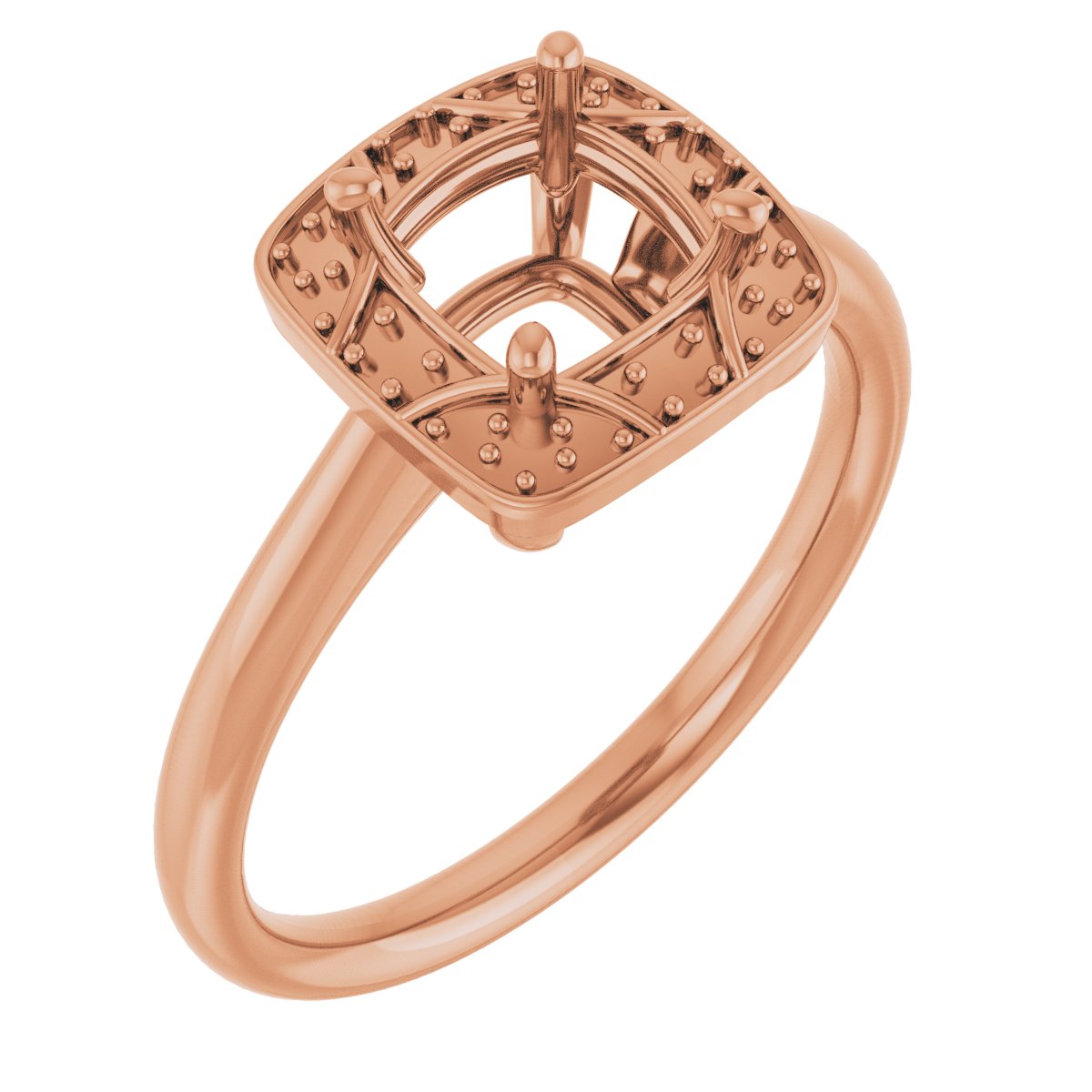 Halo-Style Vintage-Inspired Engagement Ring