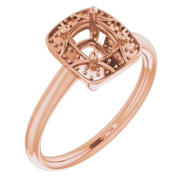 Halo-Style Vintage-Inspired Engagement Ring