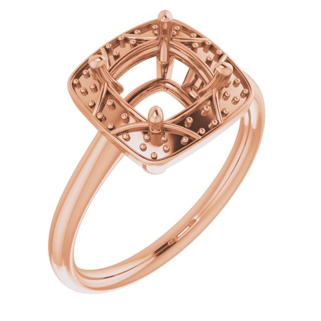 Halo-Style Vintage-Inspired Engagement Ring