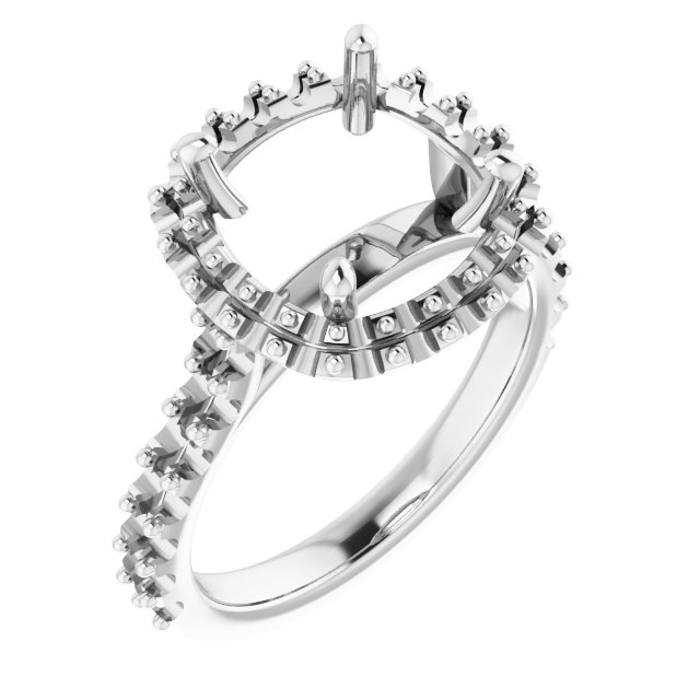 Halo-Style Engagement Ring