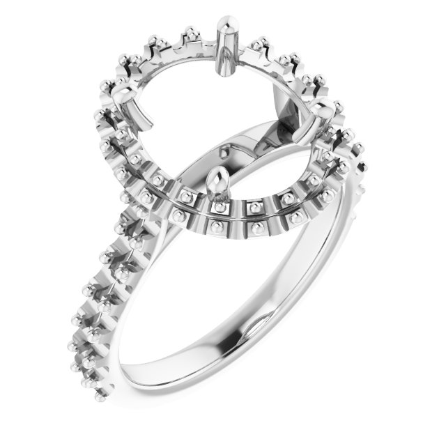 Halo-Style Engagement Ring